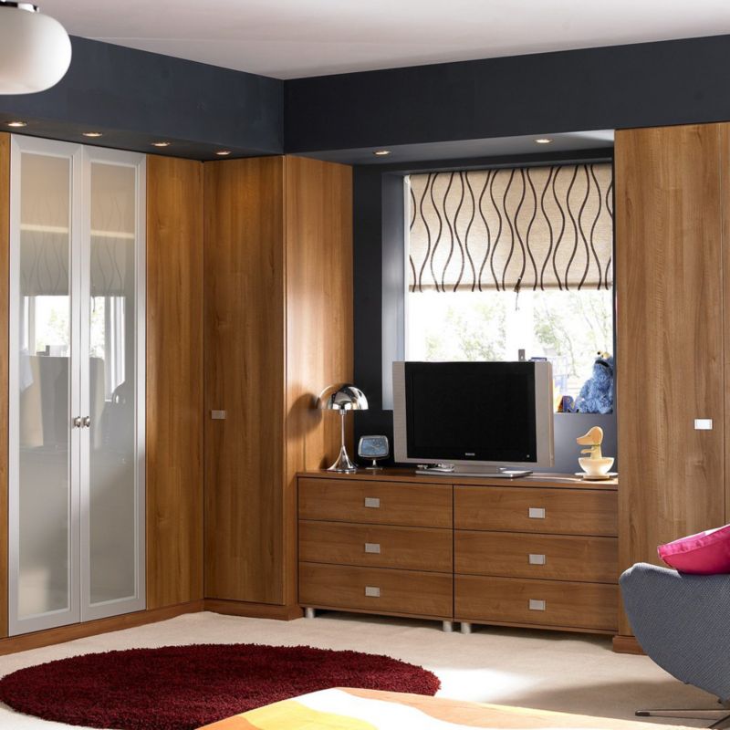 Alternative image for Cooke & Lewis Contemporary 3 Over 4 Drawer Chest Walnut Style